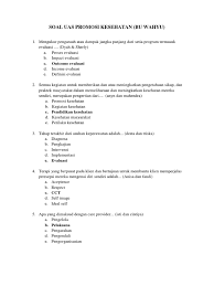 Maybe you would like to learn more about one of these? Kumpulkan Soal Promkes
