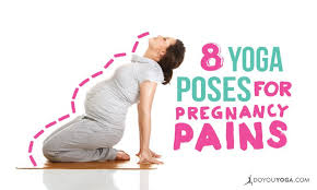 A safe stretch for the back and abdominal stregnther. 8 Yoga Poses To Ease Pregnancy Pains Doyou