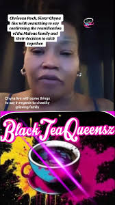 Chrisean Rock sister Chyna live with something to say #chriseanrock  #chrisean #fyp #chriseanfamily #chynaunique #fyp #chriseanfyp