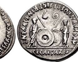 Image of Roman coin with reduced silver content
