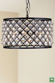 Save 20% off with code. Patriot Lighting Elegant Home Paisley Drum Pendant With Oil Rubbed Bronze Finish And Clear Crystals Crystal Chandelier Drum Pendant Lighting