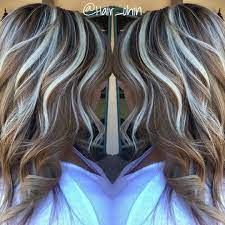 Chunky Highlight Hair Ideas Chunky Highlights Hair Highlights Brown Hair Platinum Highlights