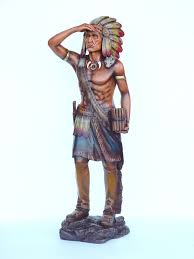 Tobacco Indian Cigar Store Statue Life Size 6ft Cigar Store Indian Cigar Store Life Size Statues