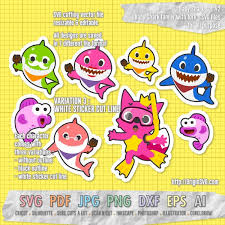 Free Free 255 Cut Out Baby Shark Svg Free SVG PNG EPS DXF File