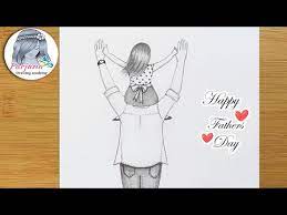 A great drawing and sketching video for you from farjana drawing academy. Father S Day Special Drawing Easy Way To Draw Father And Daughter Step By Step Pencil Sketch Myhobbyclass Com