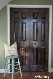 How To Paint A Plain White Door To Look Like Wood Debbiedoos Wood Doors Interior Painted Doors Stained Doors