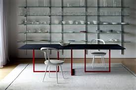 Dining table, alecono industrial wood dining room table for small spaces home kitchen table meeting 47 inches rectangular modern furniture with sturdy metal frame computer desk brown (table only) 4.6 out of 5 stars. Contemporary Dining Table Made Of Wood Glass And Metal 16 Exclusive Models Interior Design Ideas Ofdesign