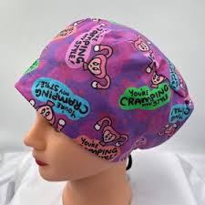 Louis + Phil OB/GYN Words Berretto da chirurgo unisex con laccio posteriore 