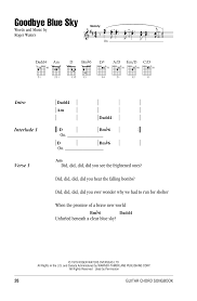 Goodbye Blue Sky By Pink Floyd Guitar Chords Lyrics Guitar Instructor