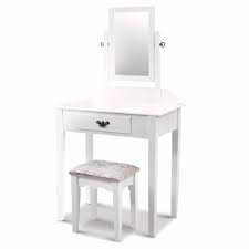 * elegant dressing table and stool * 180° swivelling mirror * foldable side mirrors write your own review. Artiss Dressing Table Stool Set Makeup Mirror Jewellery Cabinet Drawer Organizer Bunnings Australia