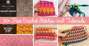 Basic crochet stitches treble/triple(tr) crochet and double treble(dtr) here we are going learn how to crochet a treble stitch and the double treble stitch. How To Crochet 30 Free Crochet Stitches And Tutorials Cute Diy Projects
