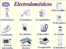 Resultado De Imagen De Vocabulario Electrodomesticos Espanol Vocabulaire Espagnol Langue Espagnole Espagnol