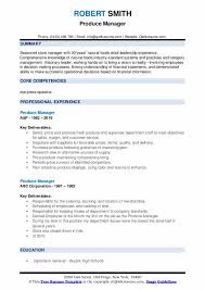 Maybe you would like to learn more about one of these? Produce Manager Resume Samples Qwikresume