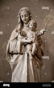 Virgin Mary with little Jesus ...