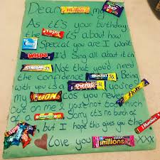 50th Birthday Present Ideas For Him Uk Candy Gram Uk Chocolates Candy Grams Birthday For Him Uk Chocolate