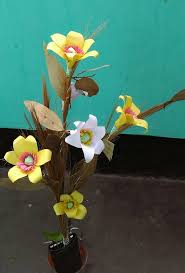 Color Paper Flower Homemade Papercrafts Home Decoration Crafts Item Paper Flowers Decor Crafts Interior Design Courses Online