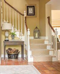 Top of stairs decor ideas. 27 Stylish Staircase Decorating Ideas How To Decorate Stairways