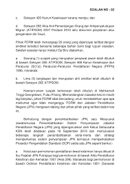 Dua lagi anggota pengawal bilik tahanan unit sungai wangi tentera laut diraja malaysia (tldm) di sitiawan, ditahan hari ini untuk bantu siasatan berhubung. Par14p2m3 Soalan Bukanlisan 82 Pdf Parliamentary Documents