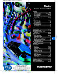 Thomas Betts Sta Kon Crimps Terminals Crimping Tools