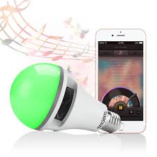 Led Light Bulb Speaker Via App Controlled