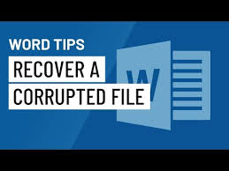 Quick Tip Recovering Corrupted Files In Word 2010 Youtube