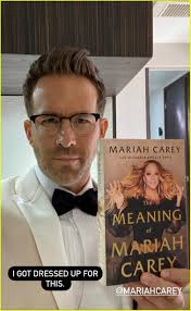 Ryan Reynolds Got All Dressed Up to Promote Mariah Carey's Memoir!: Photo  4490093