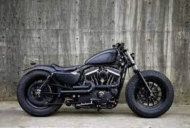 Matte Black Motorcycle Beast Harley Davidson Iron 883 Motos Harley Davidson Harley Davidson Sportster