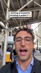 Can you get arrested for drinking outside? 😳 #lawyer #drinking #nyc