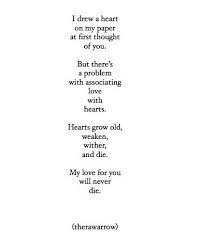 My Love Will Never Die Poems My Love Thoughts Of You