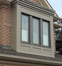 We make bay windows, bow windows with multiple options to choose from. New Box Bay With Casement Windows Side View Oakville Windows And Doors