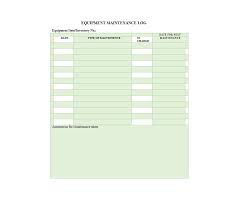 Reporting services can render reports in different file formats. 40 Equipment Maintenance Log Templates Templatearchive