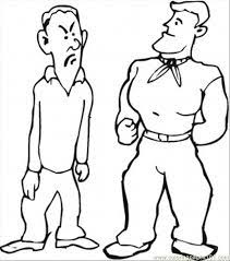 Select from 35970 printable crafts of cartoons, nature, animals, bible and many more. Strong Man Is Proud Coloring Page For Kids Free Emotions Printable Coloring Pages Online For Kids Coloringpages101 Com Coloring Pages For Kids
