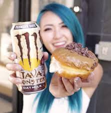 Caffeine also may cause the body to lose calcium, and that can lead to bone loss over time. Caffeine Infused Vegan Donuts Java Monster Donut