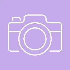 Free icons of app in color style. Icon Design Camera Lilac Iphone Wallpaper Vintage Wallpapers Vintage Icon Design