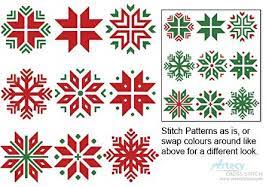 P, of sew phat said that she would add quarter stitches for the more detailed lines anyway to a basic cross stitch pattern and that i should probably use whole stitches. Christmas Snowflake Set 1 Cross Stitch Pattern By Tereena Clarke Crosstitch Com