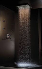 My Favorite Way To Shower Is In The Rain Why Not Do It Everyday That Fixture Plus The Plumbing Would Cost Less Than 500 Bucks House Design Dream House Home
