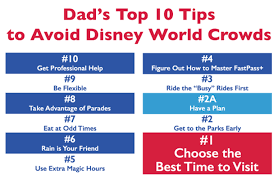 avoid disney world crowds dads top 10 tips