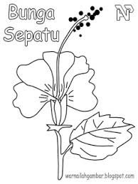 Menggambar bunga tidak begitu sulit ketika menggambar pemandangan. Ilmu Pengetahuan 1 Mewarnai Bunga Sepatu