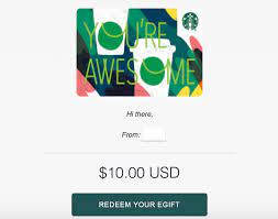 Starbucks redeem gift card balance. How To Convert An Egift To A Printable Gift Card Giftcardgranny