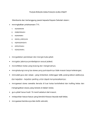 Panduan dan sumber belajar dari rumah berdasarkan surat edaran nomor 15 tahun 2020. Program Kerja Guru Piket