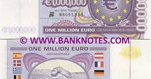 European Union 1 Million Euro 2000 Euro Symbol Inside 12 Stars Handshake 15 Flags Of Pre 2004 Eu Members Private Non Negoti Bank Notes Euro Banknotes Art