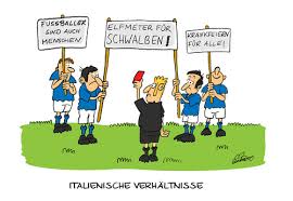 One should be able to recognize a person by a simple glance at their caricature. Wm Cartoon Italien By Mario Schuster Sports Cartoon Toonpool