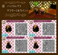 Harry Potter Hufflepuff Uniforms Qr Codes Animal Crossing Animal Crossing Qr Qr Codes Animal Crossing
