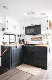 How To Paint Your Rv Kitchen Cabinets And What Not To Do Rv Kitchen Remodel Kitchen Renovation Remodeled Campers