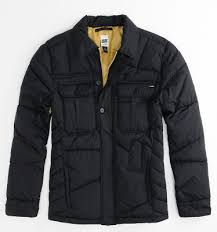 New Mens Lg Black Volcom Django Puffer Zip Up Jacket Coat Workwear On Popscreen Coats Jackets Work Wear Jackets