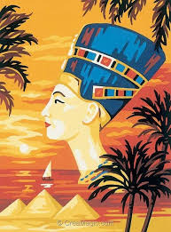 Canevas Nefertiti De Royal Paris Canevas Egypte 141 62 Les Arts Canevas Nefertiti