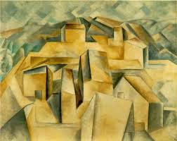 Two Cubist Paintings By Pablo Picasso 1881 1973 Houses On The Hill Pablo Picasso Houses On The Hill Pablo Picasso Art Picasso Paintings Picasso Cubism