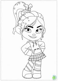 Wreck It Ralph Coloring Page Fresh Vanellope Von Schweetz Colouring Pinterest In 2020 Disney Coloring Pages Coloring Pages Cartoon Coloring Pages