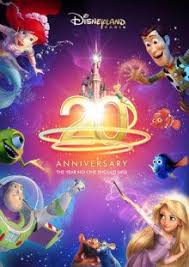 ディズニーランド パリは今年で20周年 ディズニーのポスター ディズニーランドパリ ディズニーのコンセプトアート