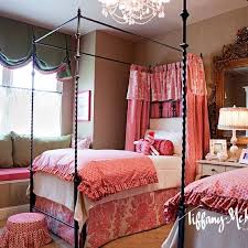Related:twin canopy bed frame twin bed tent twin bed canopy netting twin bed frame. Custom Iron Twin Canopy Beds Made For Two Very Sweet Sisters Who Just Adore Pink Tmid Bed Space Bedding Twin Canopy Bed